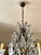 Large Louis XV Chandelier in Blue Murano Glass and White Crystal, 1950 For Sale - Image 9 of 17