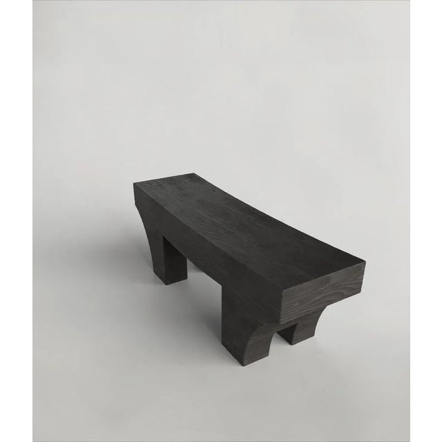 Wood Mhono V2 Bench by Edizione Limitata For Sale - Image 7 of 9