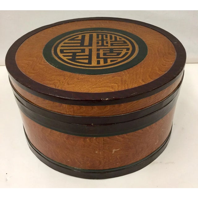 Mid-Century Modern 1900s Chinese Cake Box For Sale - Image 3 of 13