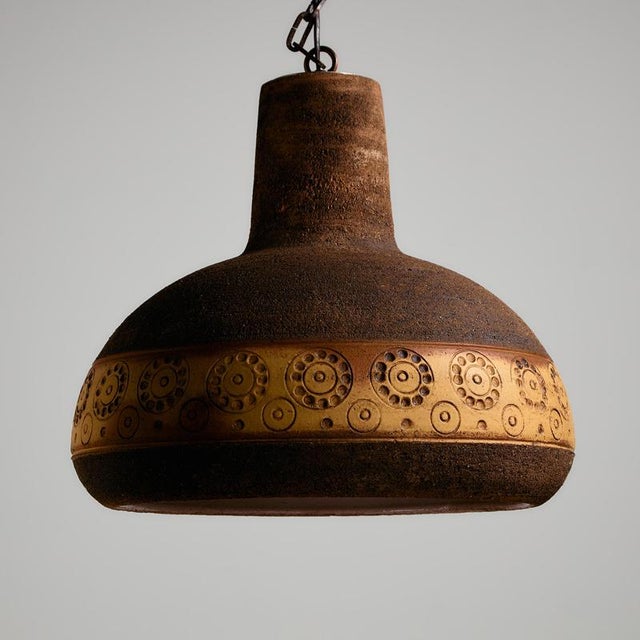 Vintage Danish Ceramic Pendant Light, 1970s For Sale - Image 12 of 12