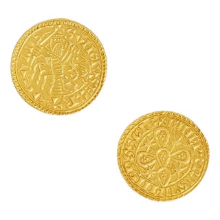 Portuguese Morabitino in 19.2k Gold For Sale
