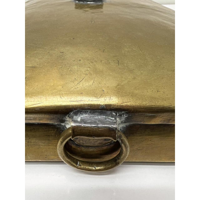 Metal 19th Century Victorian Brass Foot Warmer For Sale - Image 7 of 10
