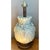 Vintage Glazed Ceramic Table Lamp With Wood Base For Sale In West Palm - Image 6 of 12