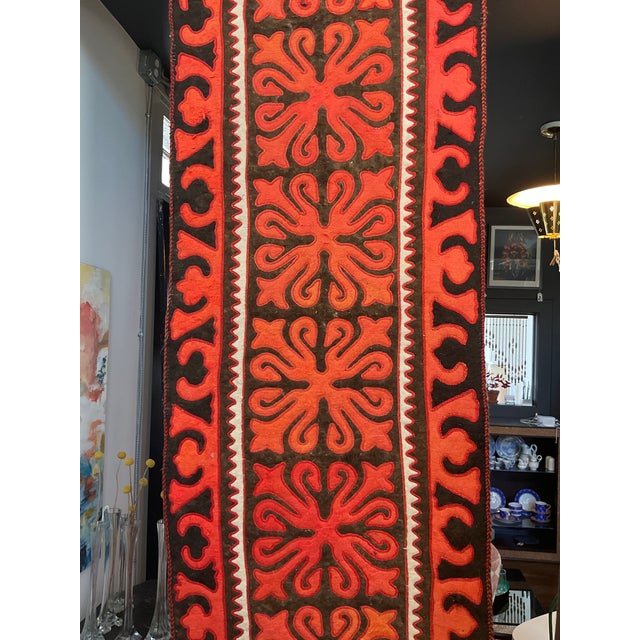 Vintage Shyrdak Felt Runner 2'4" X 21'5" For Sale - Image 4 of 17