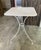 Square White Garden Table in Metal, 1950s For Sale - Image 18 of 18