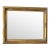 Vintage Large Ornate Gilt Framed Beveled Wall Mirror, 39 X 49 For Sale