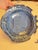 Nautical 1990s Rare Earth Pottery Fish Bowl 12”d Blue Tropical Large Serving Dish Handmade For Sale - Image 3 of 9