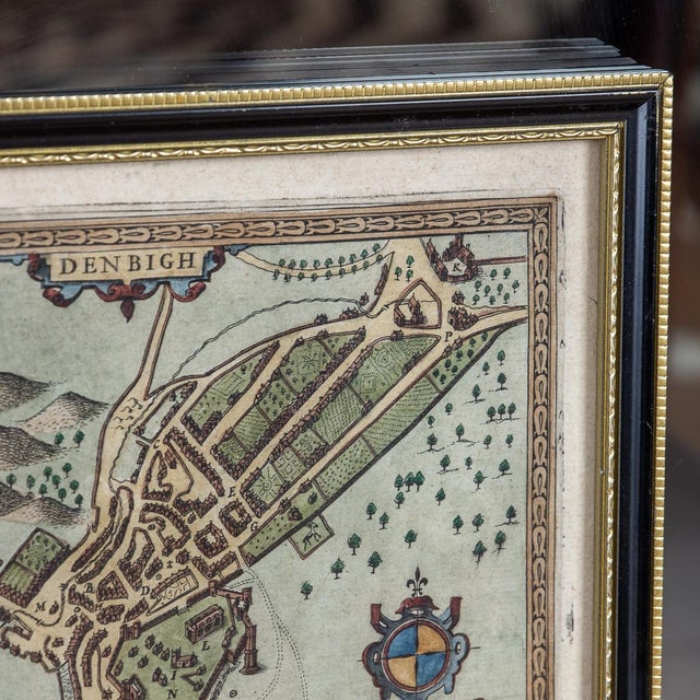 17th Century Map of Denbighshire by John Speed, 1610s For Sale - Image 14 of 18