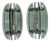 Wall Lamps in Murano Glass from Veca, Italy, 1970s, Set of 2 For Sale