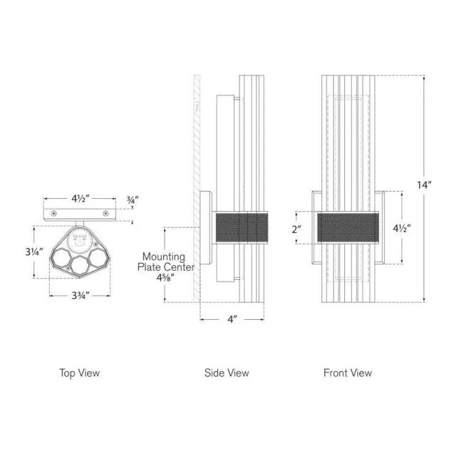 Modern Lauren Rottet for Visual Comfort Signature Fascio 14" Asymmetric Sconce in Polished Nickel with Crystal For Sale - Image 3 of 3