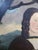Black Antique 19th C. Oil Painting Folk Art Portrait in the Style of William Matthew Prior For Sale - Image 8 of 16