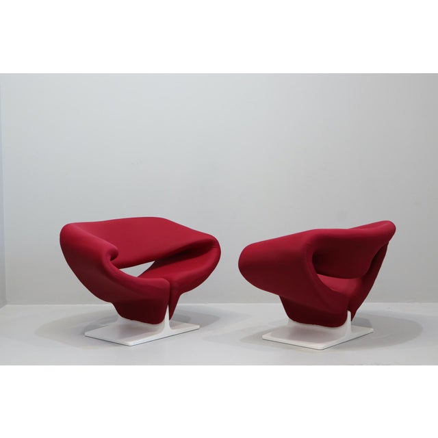 Mid-Century Ribbon Chairs by Pierre Paulin for Artifort, 1960s, Set of 2 For Sale - Image 9 of 14