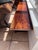 2020s Custom Live Edge Walnut Wood Dining Table With Benches and Brooklyn New York Cast Iron Base For Sale - Image 5 of 5