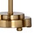 Antique Brass Finish On Column With Matching Shade Clean with a dry cloth