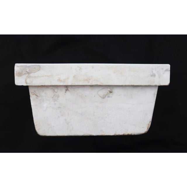 Vintage Square White Ceramic Fairfacts Co. Bathroom Soap Dish For Sale - Image 4 of 8