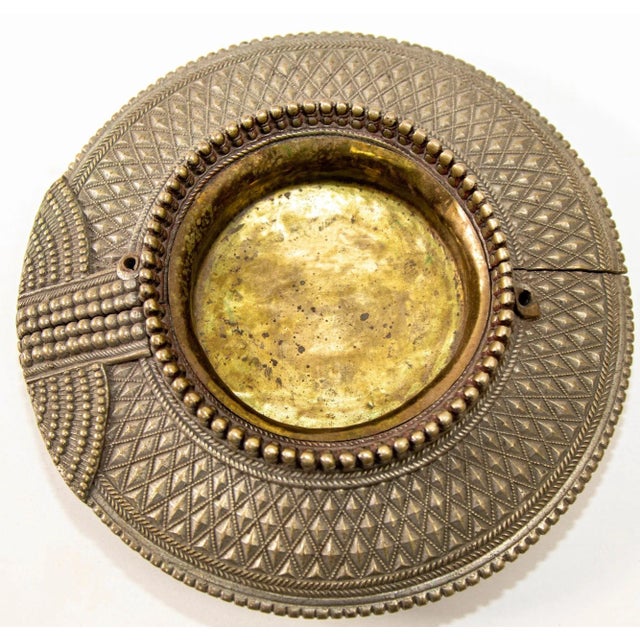 19th Century Mughal India Raj Style Silver Traditional Anklet Bracelet Catchall For Sale - Image 11 of 11