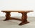 Mid 20th Century Country French Oak Farmhouse Trestle Dining Table 8 Ft. For Sale - Image 5 of 18