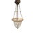 Art Deco Etched Glass Bell Jar Hall Lantern Light, Circa 1930s For Sale In Los Angeles - Image 6 of 16