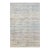 Blue & Cream Modern Wool Rug For Sale
