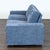Modern Modern Blue 2-Seat Sofa With Wide Arms For Sale - Image 3 of 7