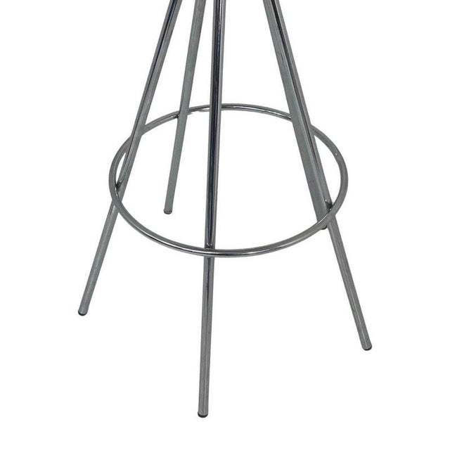 Industrial Vintage Industrial Jamaica Bar Stool with Wooden Seat by Pepe Cortes Amat 3 / Knoll For Sale - Image 3 of 9