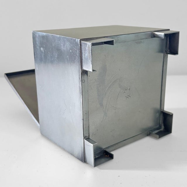 Art Deco Table Top Cigarette Box in Pewter & Wood from Ystad-Metall, Sweden, 1930s For Sale - Image 4 of 9