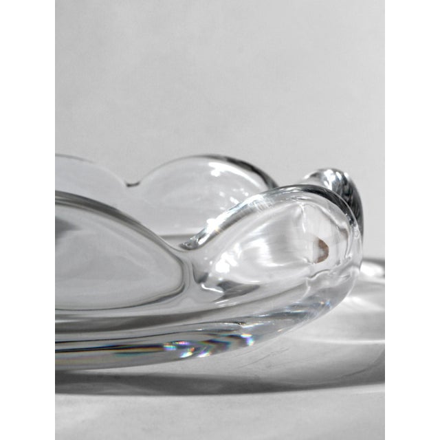 Mid-Century Modern Crystal Glass Bowl by Ingeborg Lundin for Orrefors, Sweden, 1970 For Sale - Image 3 of 5