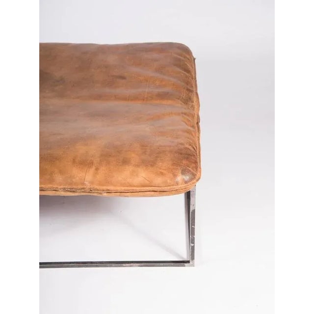 Vintage Leather Gym Mat Coffee Table For Sale - Image 11 of 13
