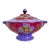 Signed Soizick De La Bruguiere Painted Porcelain Tureen Limoges France For Sale