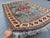 Islamic Hand-Knotted Blue and Red Afghan Medallion Wool Area Rug, 6'9" X 5'0 For Sale - Image 3 of 12