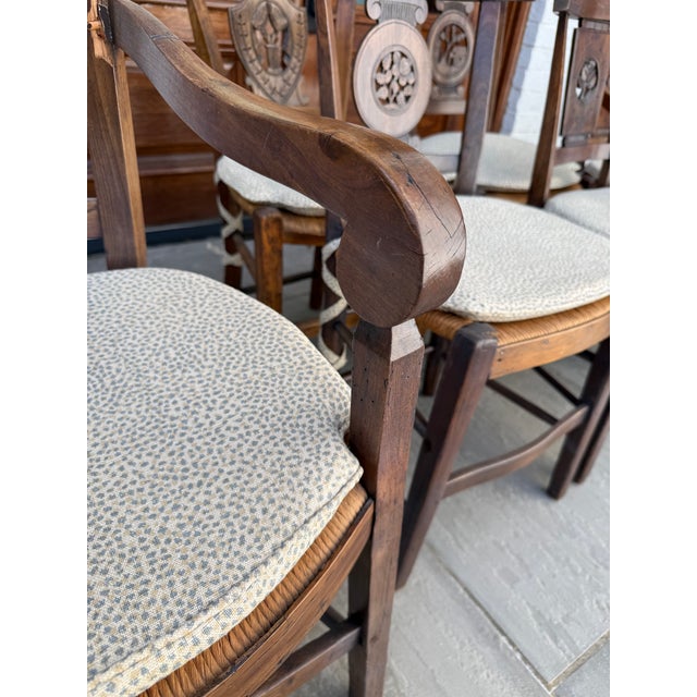 Set of 7 Antique Directoire Chairs For Sale - Image 14 of 14