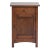 Crafters and Weavers Mission 1 Door 1 Drawer Nightstand - Walnut Stain For Sale
