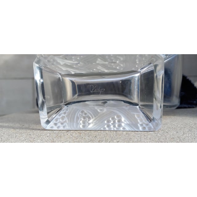 Verlys of America Lovebird Vase Crystal and Frost For Sale - Image 14 of 14