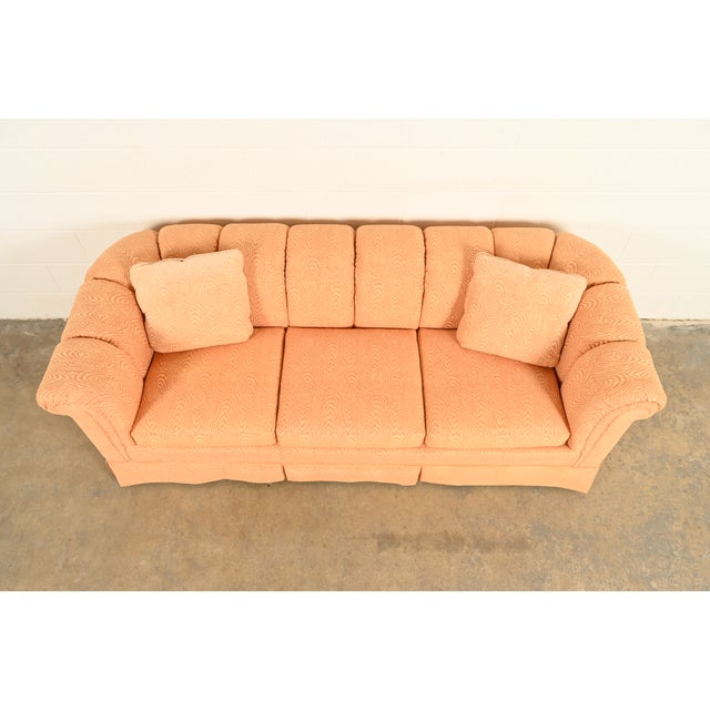 Baker Furniture English Traditional Custom Upholstered Roll Arm Sofa For Sale In South Bend - Image 6 of 15
