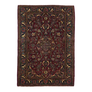 Vintage Persian Kashan Rug 4'6'' X 6'6''