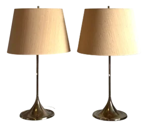 Swedish B-024 Table Lamps from Bergboms, 1960s, Set of 2