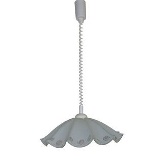 Vintage Height-Adjustable Hanging Lamp by Fischer-Leuchten, 1980s For Sale