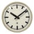 Vintage Industrial Wall Clock from TN, 1960s For Sale
