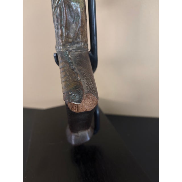 Tribal Kota Religuary Figure 20th Century From Gabon For Sale - Image 3 of 12