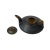 Chinese Ware Brown Black Glaze Ceramic Teapot Art Display For Sale - Image 4 of 6