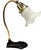 20th Century Art Nouveau Glass and Metal Bedside Lamp, Austria, 1890s For Sale - Image 10 of 10