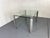 Modern Rectangular Metal, Chrome, and Glass Dining Table from Peter Ghyczy, 1980s For Sale - Image 3 of 13
