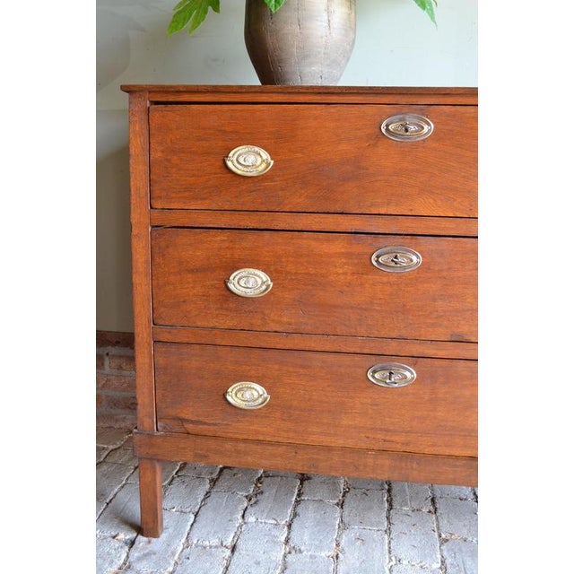 Traditional Antique Oak Empire Chest of Drawers For Sale - Image 3 of 10