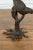 Contemporary Bronze Statue of a Parrot Perched on a Branch and Leaning Down, with Dark Patina For Sale - Image 9 of 13
