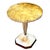 Art Deco 1960s Gilded Hollywood Regency Style Round Italian Eglomise Pedestal Table For Sale - Image 3 of 7