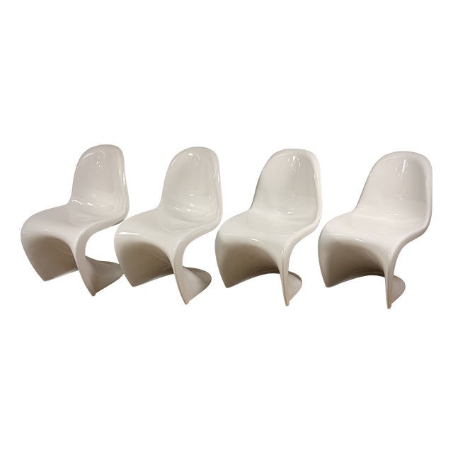 Panton Chairs by Verner Panton for Bayer, Set of 4 For Sale