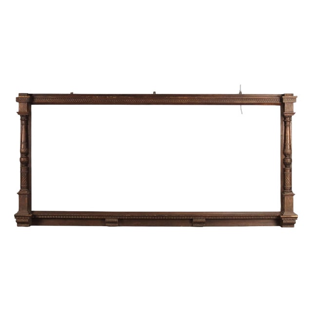 Large Walnut Mirror Frame For Sale