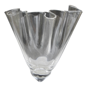 Stuben Crystal Handkerchief Large Vase