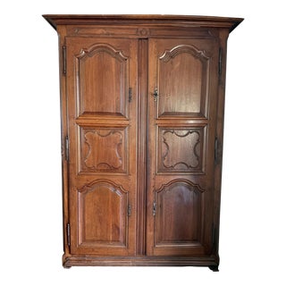 Late 18th Century Antique French Armoire For Sale