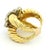 Metal Vintage 18k Gold Diamond Bombe Cocktail Ring, 3.75 Carats, Size 7 For Sale - Image 7 of 14